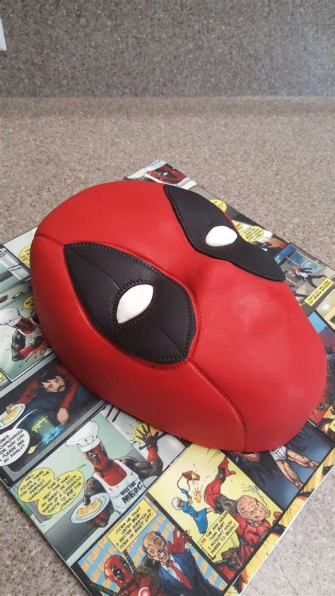 Deadpool cake … | Deadpool cake, Deadpool birthday, Birthday cake card