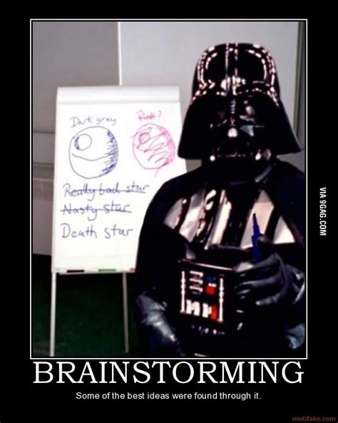 Just darth vader brainstorming - 9GAG