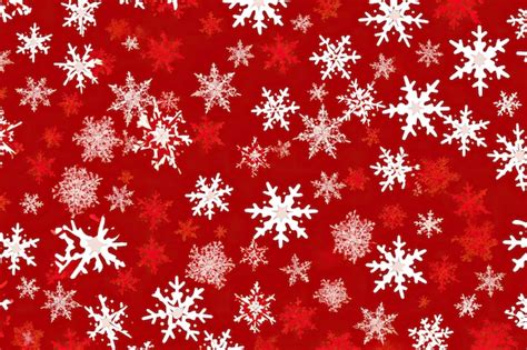 Premium AI Image | Snowflakes on red background Christmas background