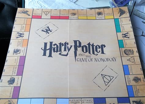 Harry Potter Full, Harry Potter Monopoly, Monopoly Game, Game Pieces ...