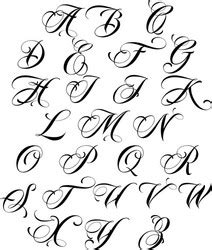 Calligraphy Alphabet Vector Images (over 160,000)