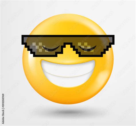 Boss emoji 3d vector. Emoticon isolated on white background Stock ...