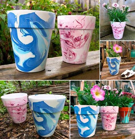 17 Cool Ways to Decorate Your Flower Pots