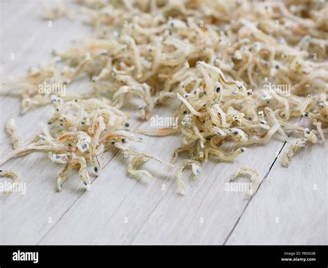 Asian food Dried anchovy Stock Photo - Alamy