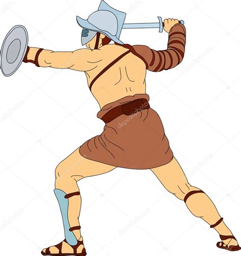 Gladiator — Stock Vector © pavelmidi #2478468