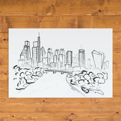 Philadelphia Skyline Canvas Wall Art Philly Canvas Print - Etsy ...