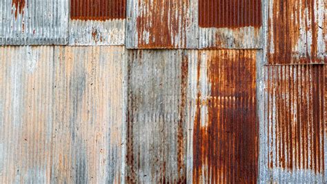 Brown Metal Roof Texture