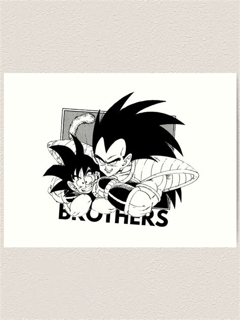 "Goku & Raditz | Brothers | Dragon Ball Z" Art Print for Sale by saucyshirts | Redbubble