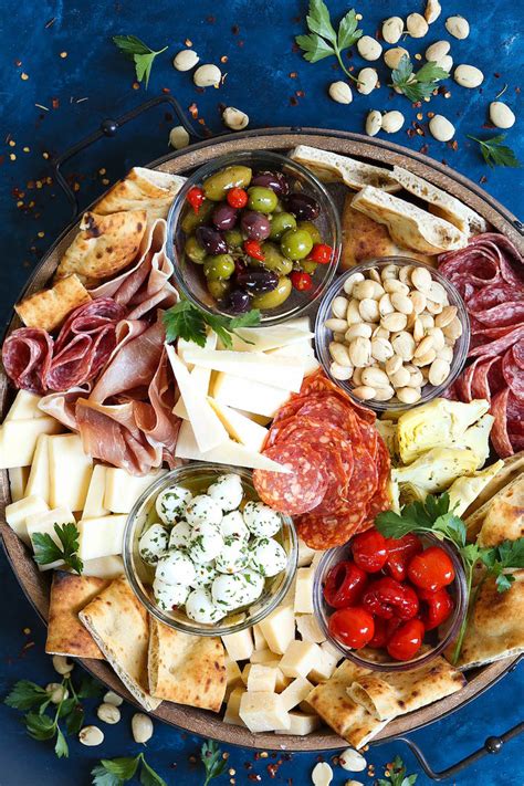 Antipasto Appetizer Cheese Board - Damn Delicious