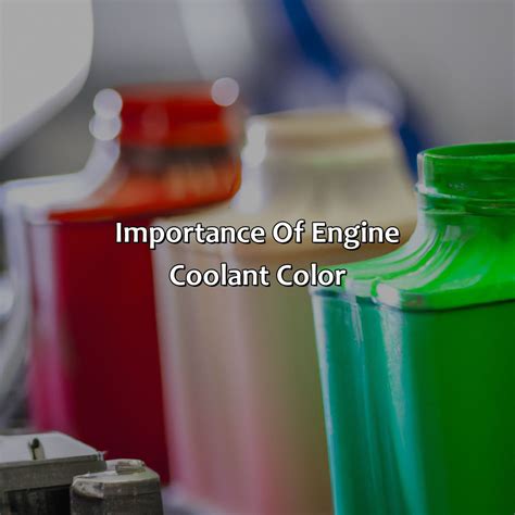 What Color Is Engine Coolant - colorscombo.com