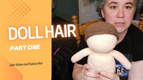 How to crochet doll hair. Part one. - YouTube