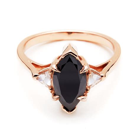 Black diamond engagement rings: the unconventional choice | The ...