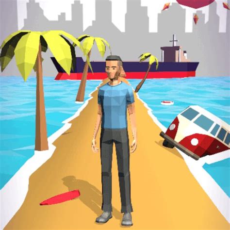 Tsunami Escape Run Game - Play online at GameMonetize.co Games