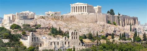 Famous Landmarks: Annotated Satellite View of Acropolis of Athens, Greece - Nations Online Project