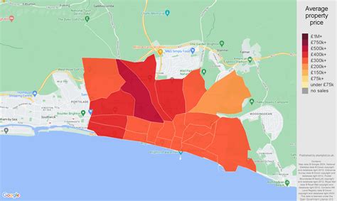 Brighton-and-Hove house prices in maps and graphs.