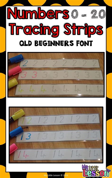 Tracing Numbers Font - TracingLettersWorksheets.com