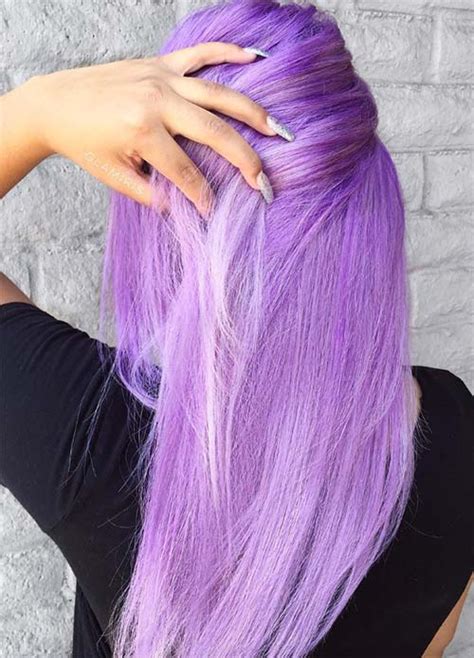 50 Lovely Purple & Lavender Hair Colors - Purple Hair Dyeing Tips | Fashionisers