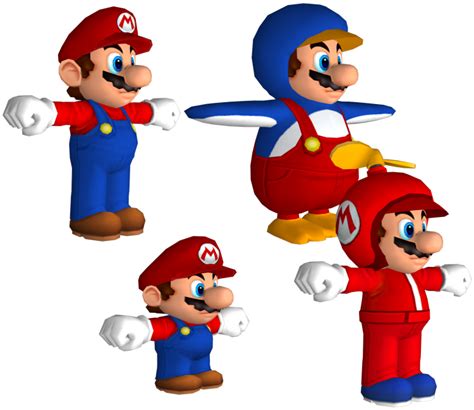 Wii - New Super Mario Bros. Wii - Mario - The Models Resource