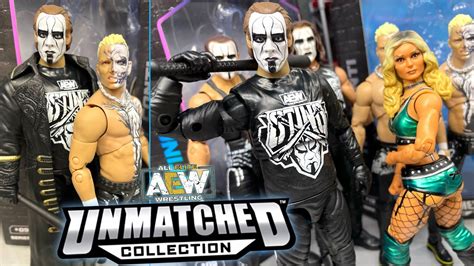 AEW UNMATCHED SERIES 2 STING & TAY CONTI FIGURE REVIEW! - YouTube