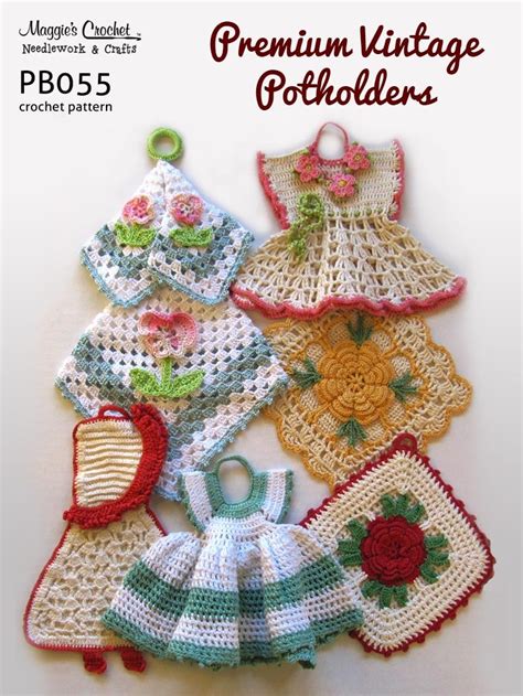 Vintage Crochet Potholder Patterns – Crochet For Beginners