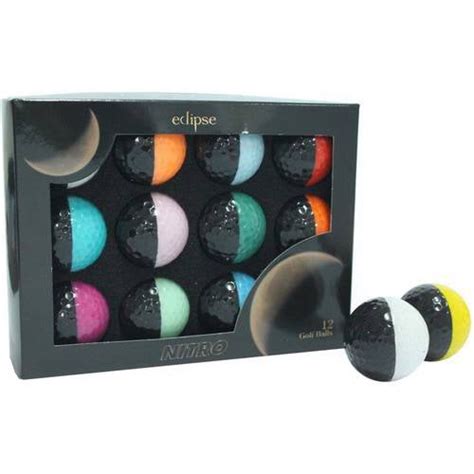 Nitro Golf Eclipse Golf Balls, Assorted Colors, 12 Pack - Walmart.com ...