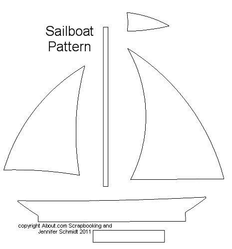 5 Best Images of Sailboat Templates Printable - Simple Sailboat Template, Sail for Sailboat ...