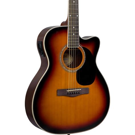 Mitchell O120CESB Auditorium Acoustic-Electric Guitar 3-Color Sunburst ...