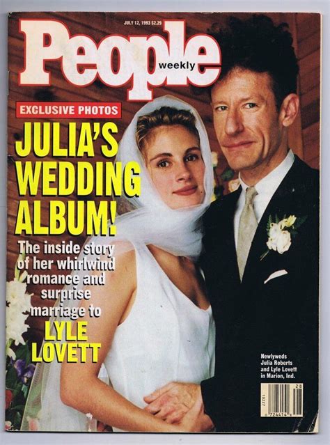 ORIGINAL Vintage July 12 1993 People Magazine Julia Roberts Lyle Lovett Wedding | eBay