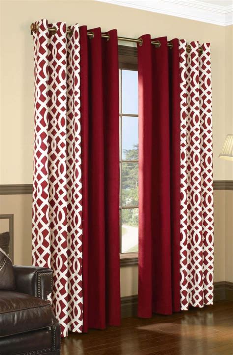 30+ coola gardinidéer för vardagsrum | Red curtains living room, Cool curtains, Living room red