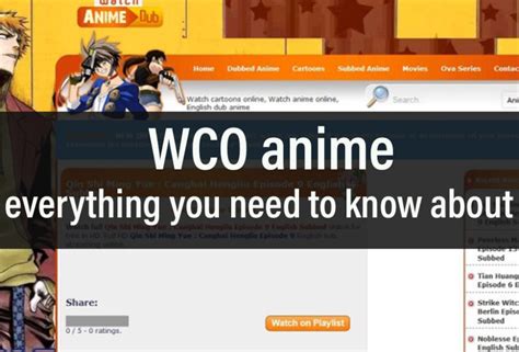 WCO Anime- Watch English Dubbed Anime for Free