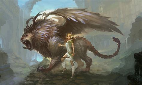 Chun Yu Lin Design's Fantasy Creatures: Chimera by cyl1981 on DeviantArt