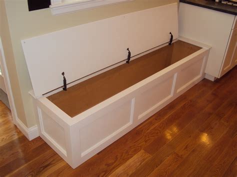 Built-in bench storage - Traditional - Kitchen - Boston - by Dishington ...