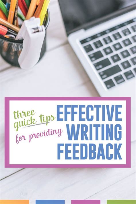 Providing Writing Feedback to Students: 3 Quick Tips | Language Arts Classroom | Writing ...