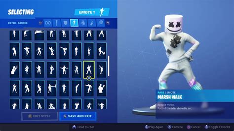 *NEW* Epic 'MARSHMELLO' Showcase With EVERY NEW Music Dance Emote ...