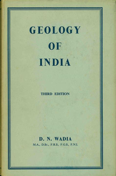 GEOLOGY OF INDIA.