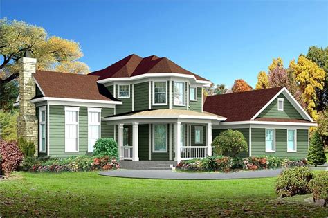 Victorian Floor Plan - 4 Bedrms, 2 Baths - 2202 Sq Ft - #136-1001