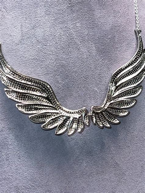 Angel Wings Necklace Sterling Silver - Etsy