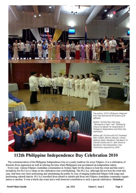 Penrith Filipino Gazette Online: July 2010