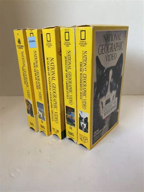 VHS NATIONAL GEOGRAPHIC Lot Grizzlies-polar Bears-dogs-fish + A 30 Year Special $8.00 - PicClick