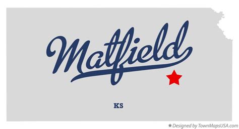 Map of Matfield, KS, Kansas