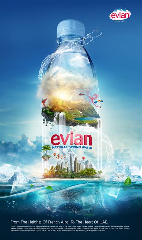 ICON Advertising - EVIAN Natural Spring Water