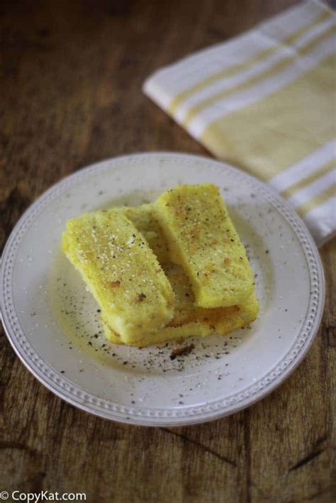 Easy homemade fried cornmeal mush