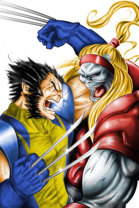 omega red vs wolverine color by vctr-c on DeviantArt