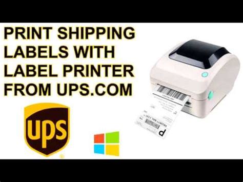 Ups Shipping Label Printer - 1stadenium