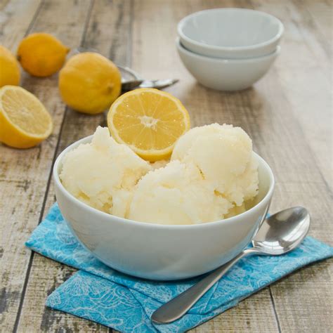 Lemon Sorbet | Recipe | Sorbet recipes, Lemon sorbet recipe, Sorbet ice cream