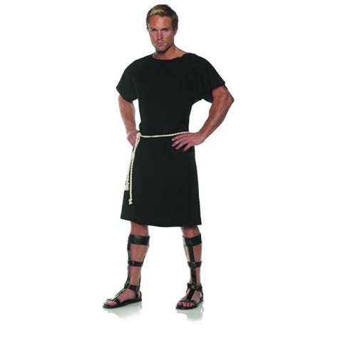 Black Toga Mens Adult Greek Roman Soldier Halloween Costume-Xxl - Walmart.com - Walmart.com