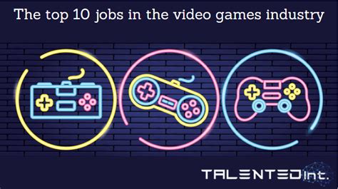 Top 10 jobs in video games industry | Talented international