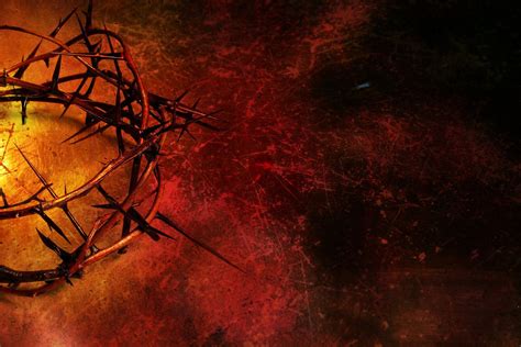 Jesus Crown Of Thorns On The Cross