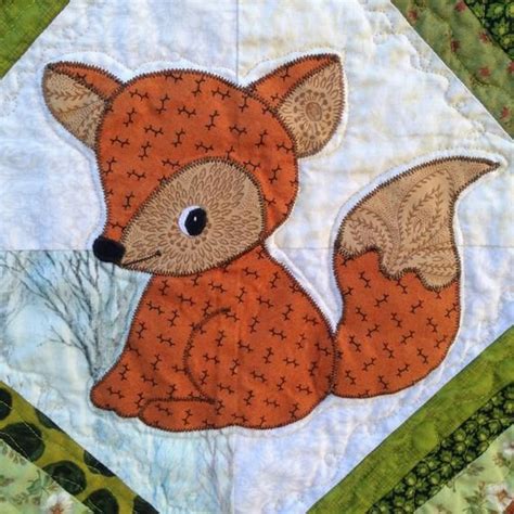 Forest Friends: Hide & Seek Applique Quilt Pattern - Etsy | Applique ...