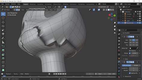 mesh - Weird Clipping when Shading Smooth? - Blender Stack Exchange